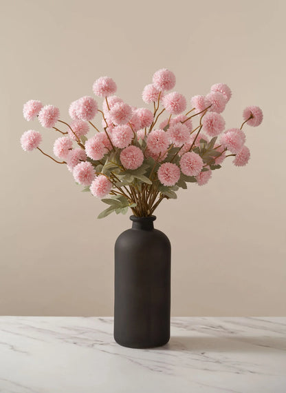 Faux Kiku Flower - Pink (10 stems/50 blooms)