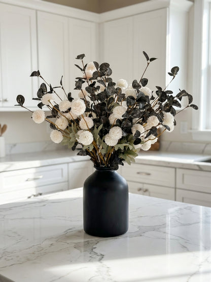 Faux Arrangement - White & Green