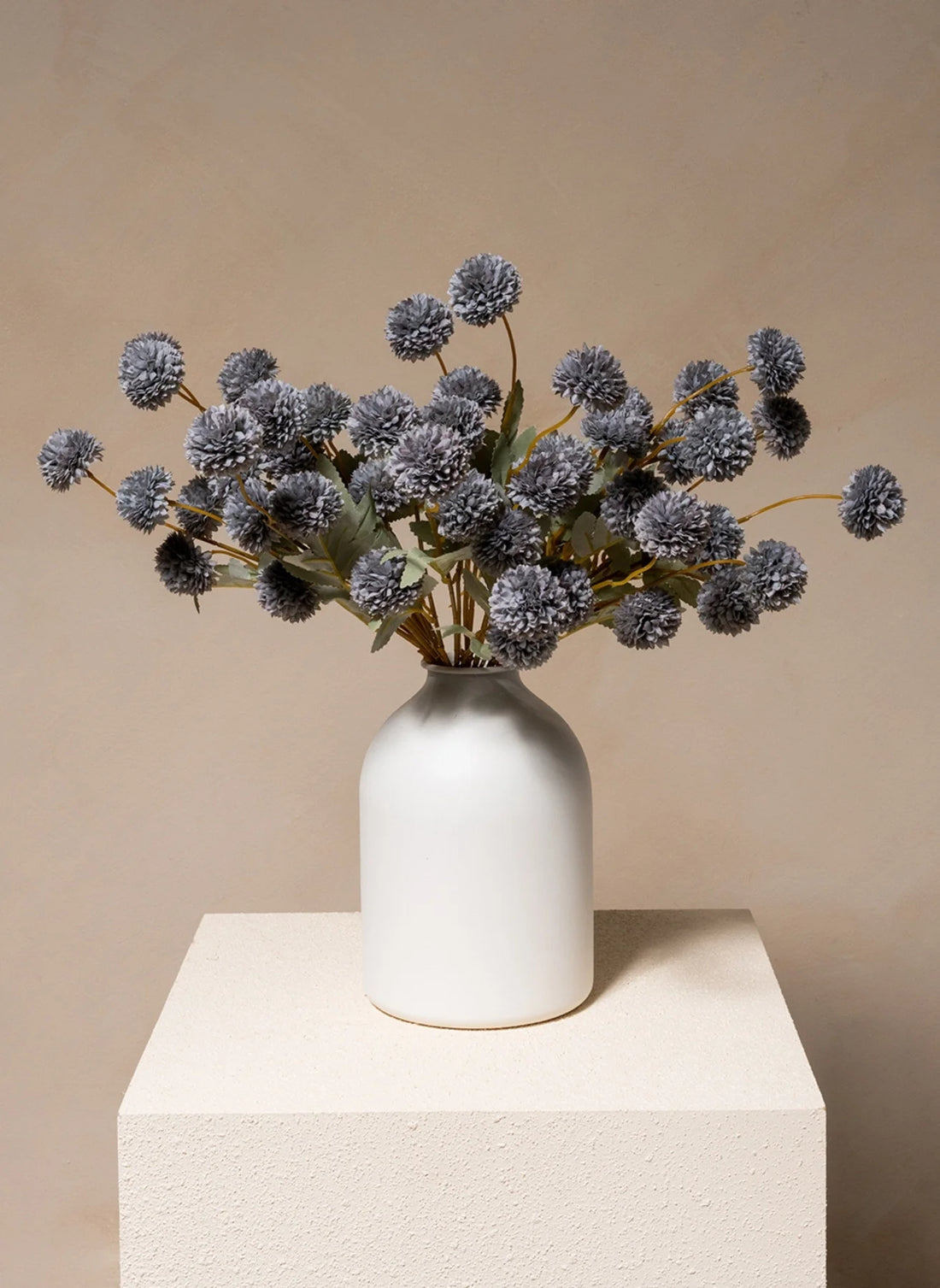 Faux Kiku Flower - Livid (10 Stems / 50 heads)