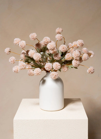 Faux Kiku Flower - Cream (10 Stems / 50 heads)