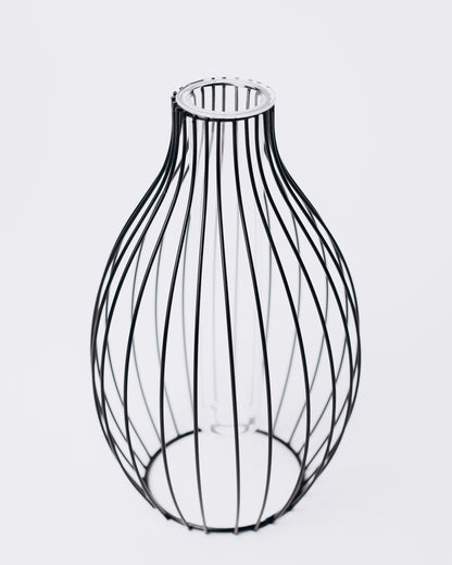 Statement Outline Vase - Black