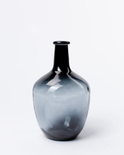 Grey Balloon Glass Vase