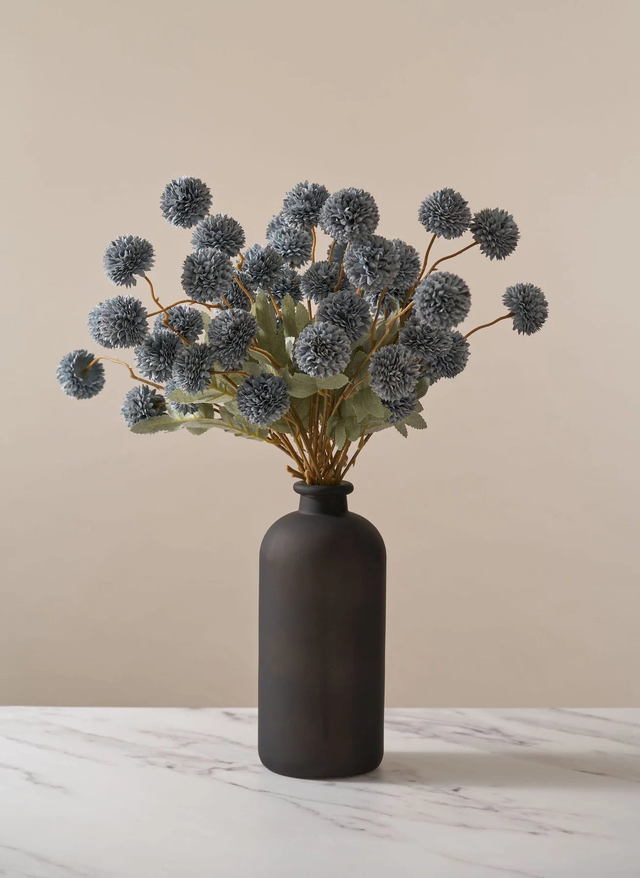 Faux Kiku Flower - Livid (10 stems/50 blooms)