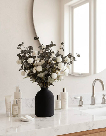 Faux Arrangement - White & Green