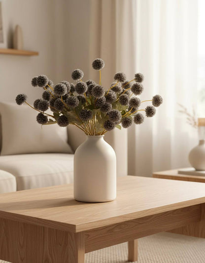 Faux Kiku Flower - Livid (10 Stems / 50 heads)