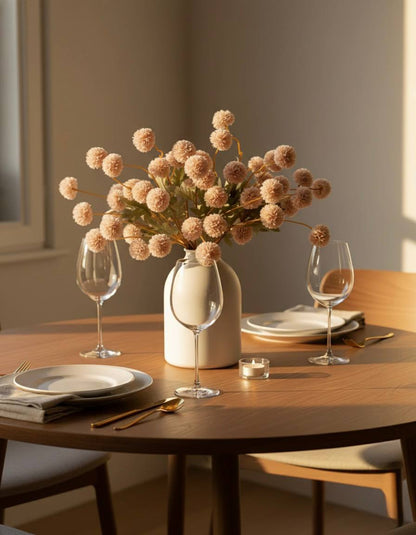 Faux Kiku Flower - Cream (10 Stems / 50 heads)